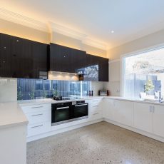 Modern two tone kitchen