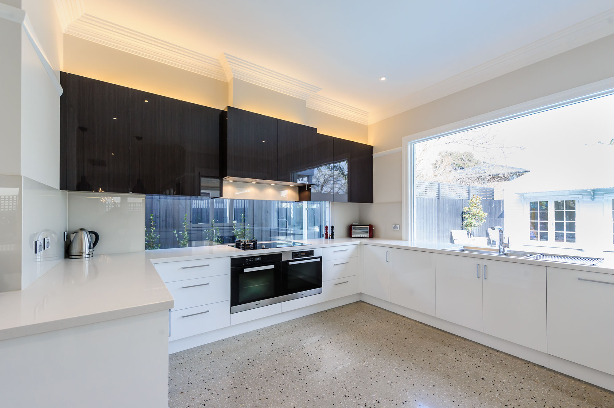 Modern two tone kitchen